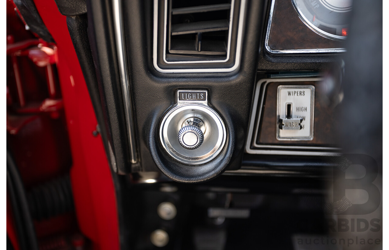 01/1970 Oldsmobile 442 (Cutlass) 2d Convertible Matador Red / White Roof 455ci Rocket V8 7.3L