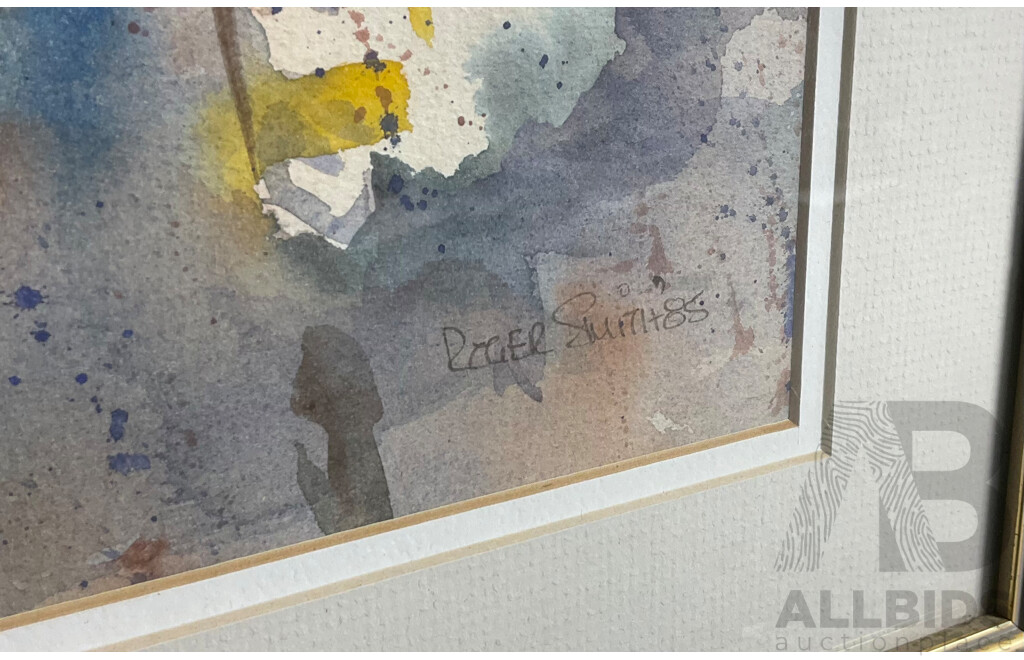 Framed 1985 Roger Smith,Spring, Watercolour