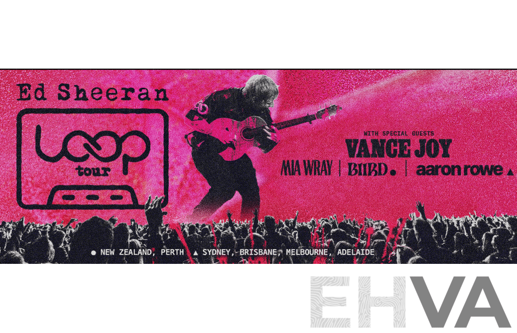 LIVE AUCTION #8 Ed Sheeran – The Loop Tour – Friday 27 February 2026 at Marvel Stadium, Melbourne, in the Medalion club, Premium Stoke Grill tickets x 4