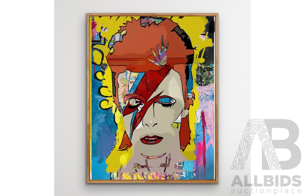 LIVE AUCTION #9 Mossology Pop Art Piece
