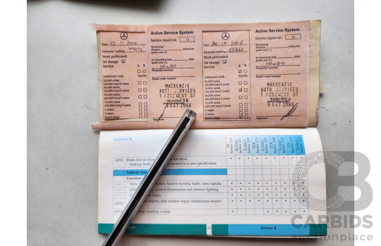 5/2001 Mercedes-Benz E240 Elegance W210 4d Sedan Green 2.4L