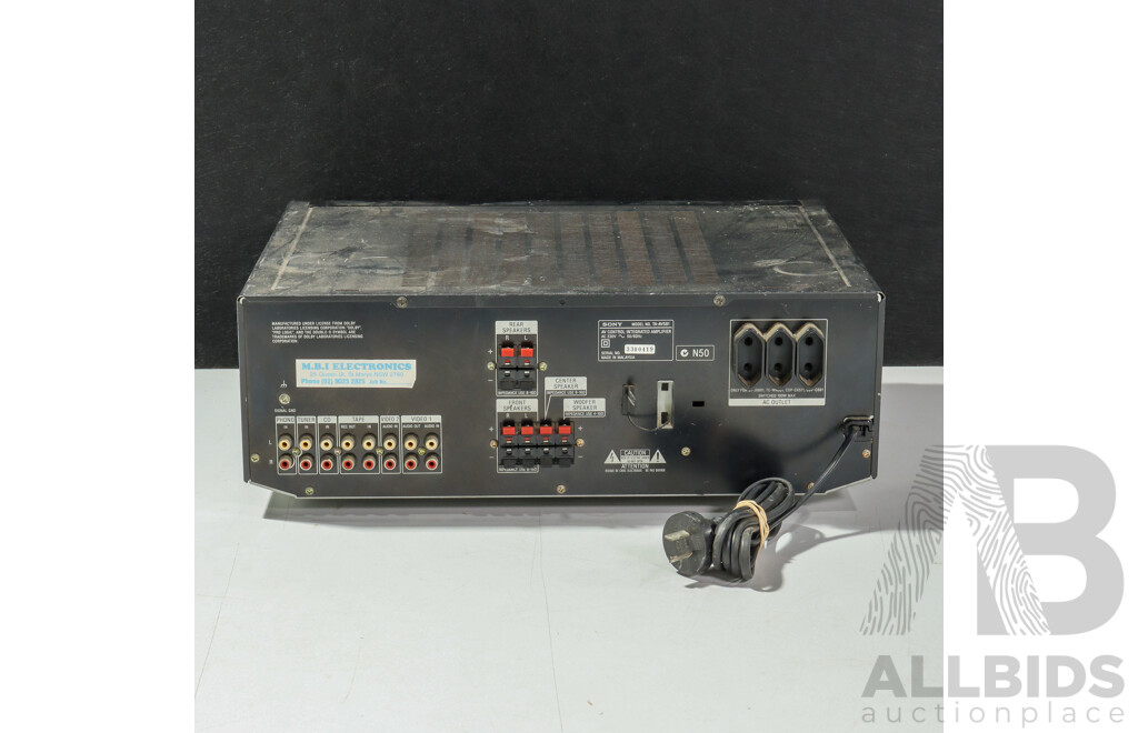 Sony TA-AV581 Integrated Audio/Video Amplifier