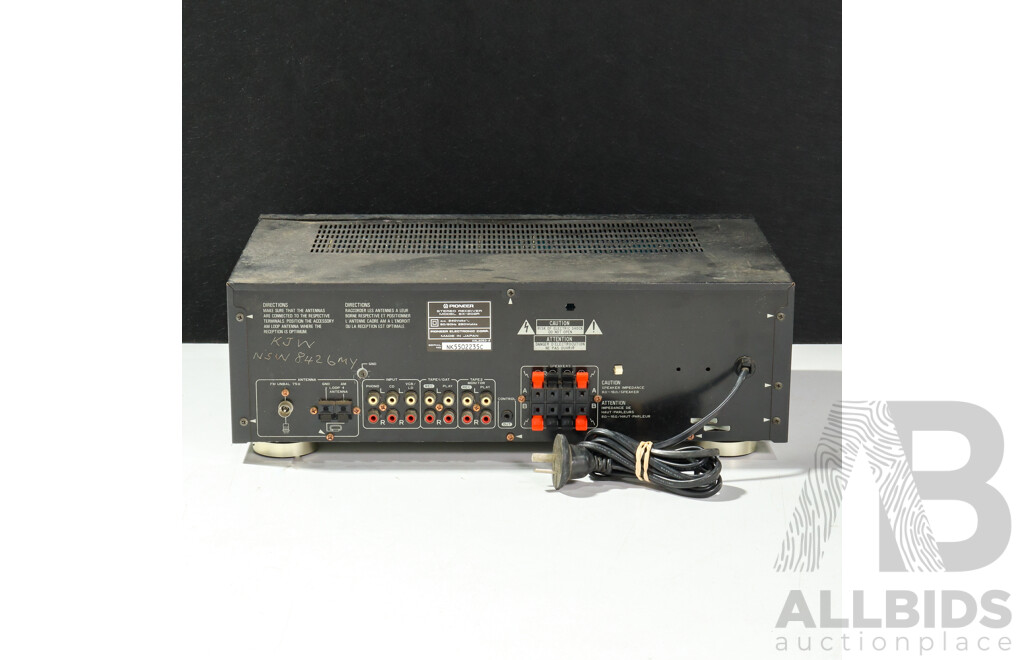 Pioneer SX-202R AM/FM Stereo Receiver