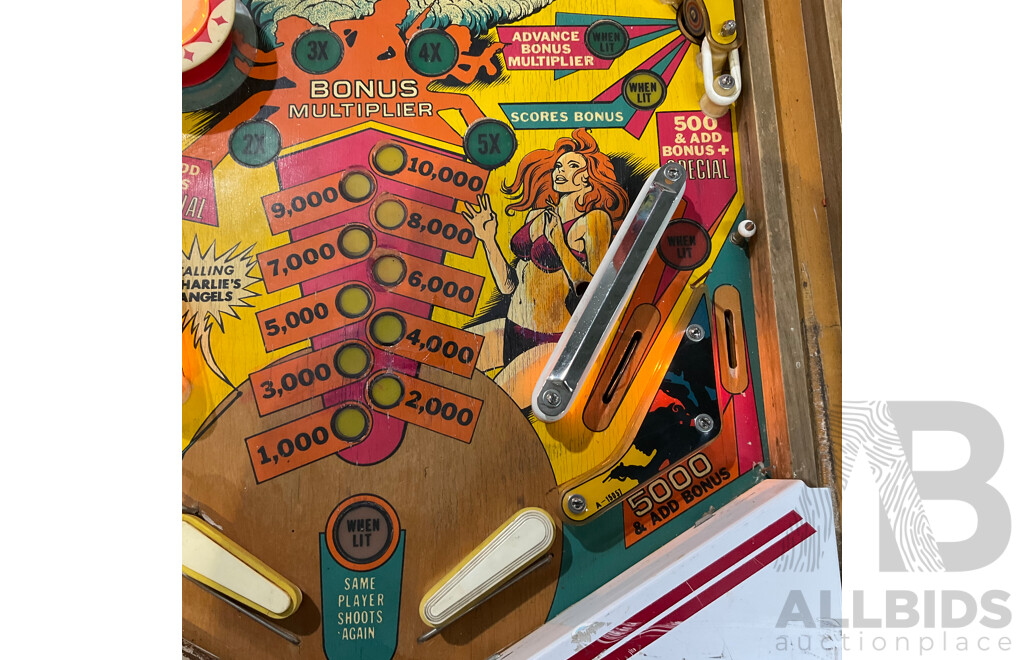 Charlie's Angels by Gottlieb Pinball Machine