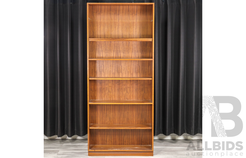 Modern Timber Open Bookcase