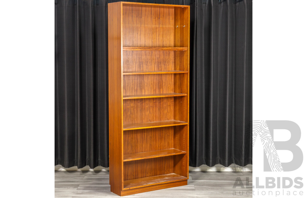 Modern Timber Open Bookcase