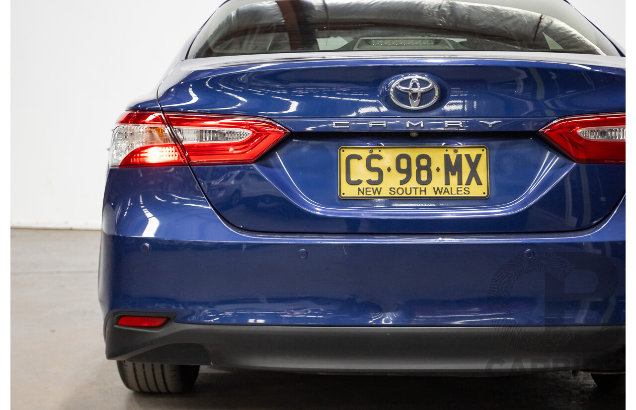 08/2018 Toyota Camry Ascent ASV70R 4D Sedan Blue Crush Metallic 2.5L