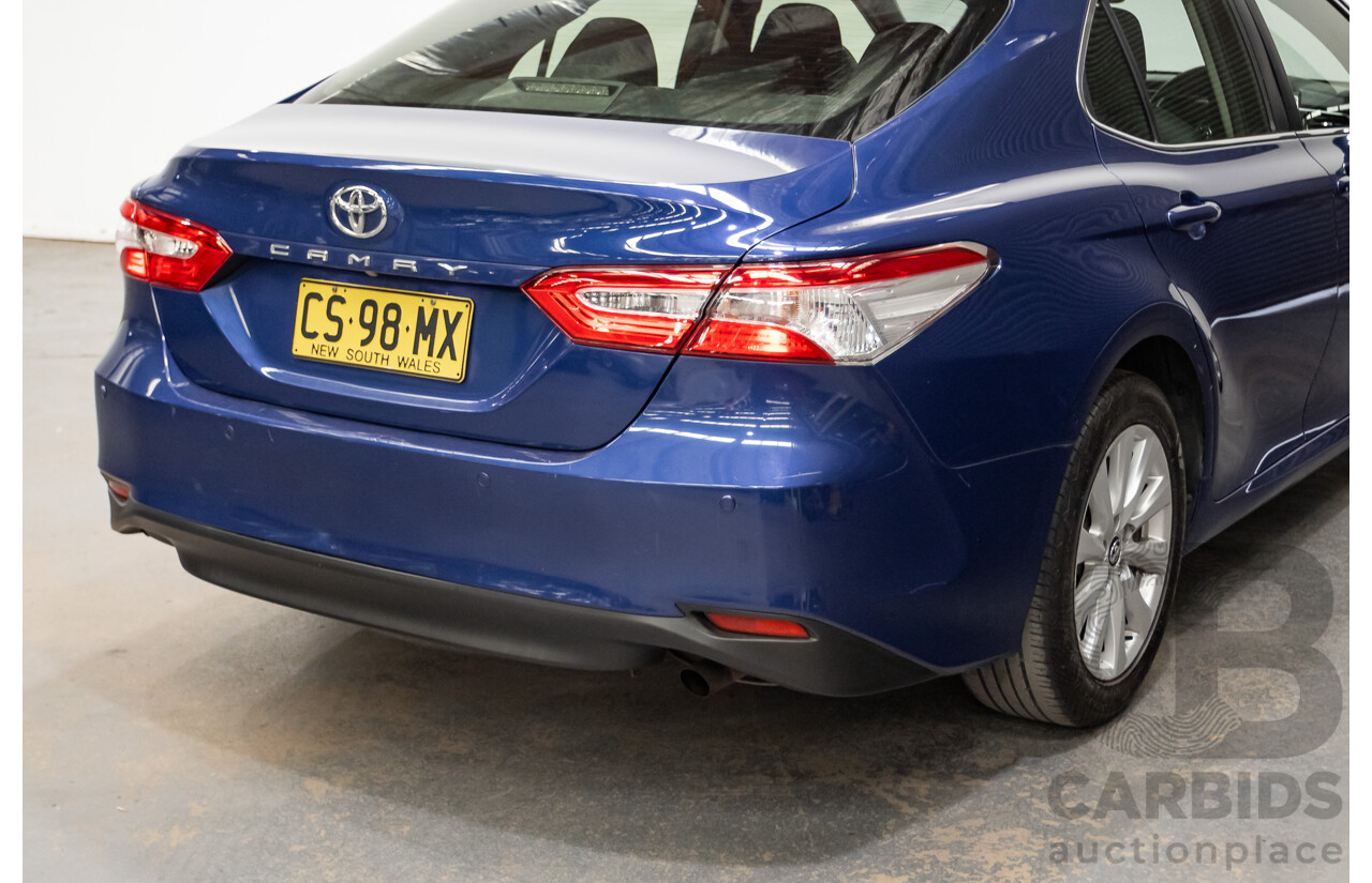 08/2018 Toyota Camry Ascent ASV70R 4D Sedan Blue Crush Metallic 2.5L