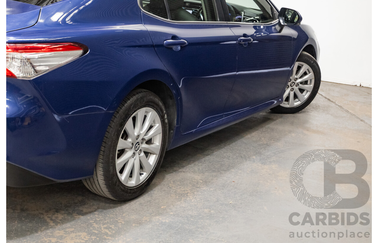08/2018 Toyota Camry Ascent ASV70R 4D Sedan Blue Crush Metallic 2.5L