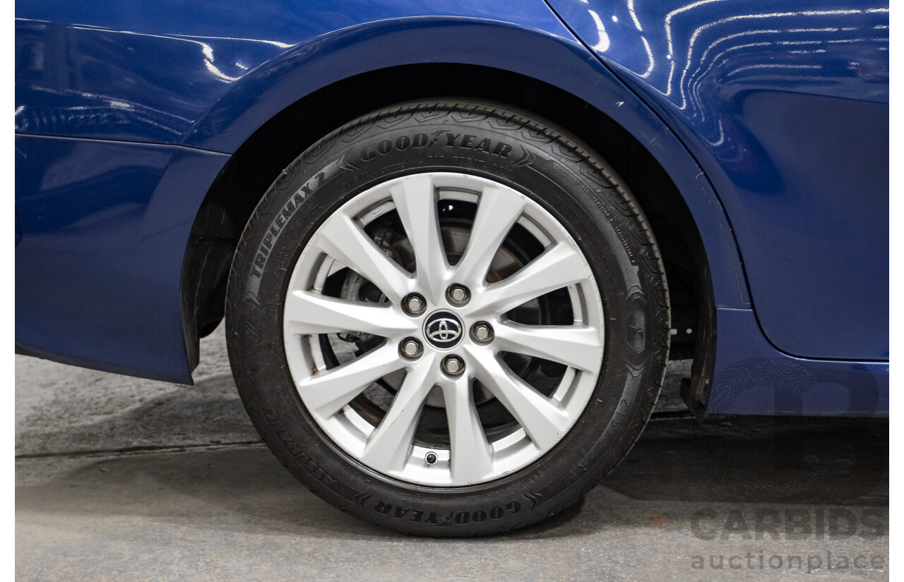 08/2018 Toyota Camry Ascent ASV70R 4D Sedan Blue Crush Metallic 2.5L