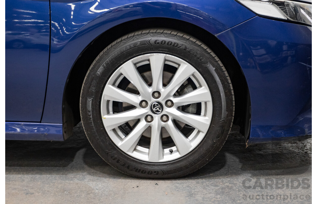08/2018 Toyota Camry Ascent ASV70R 4D Sedan Blue Crush Metallic 2.5L