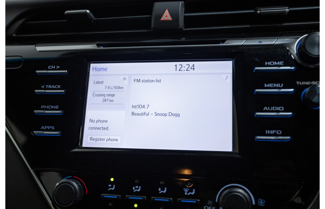 08/2018 Toyota Camry Ascent ASV70R 4D Sedan Blue Crush Metallic 2.5L