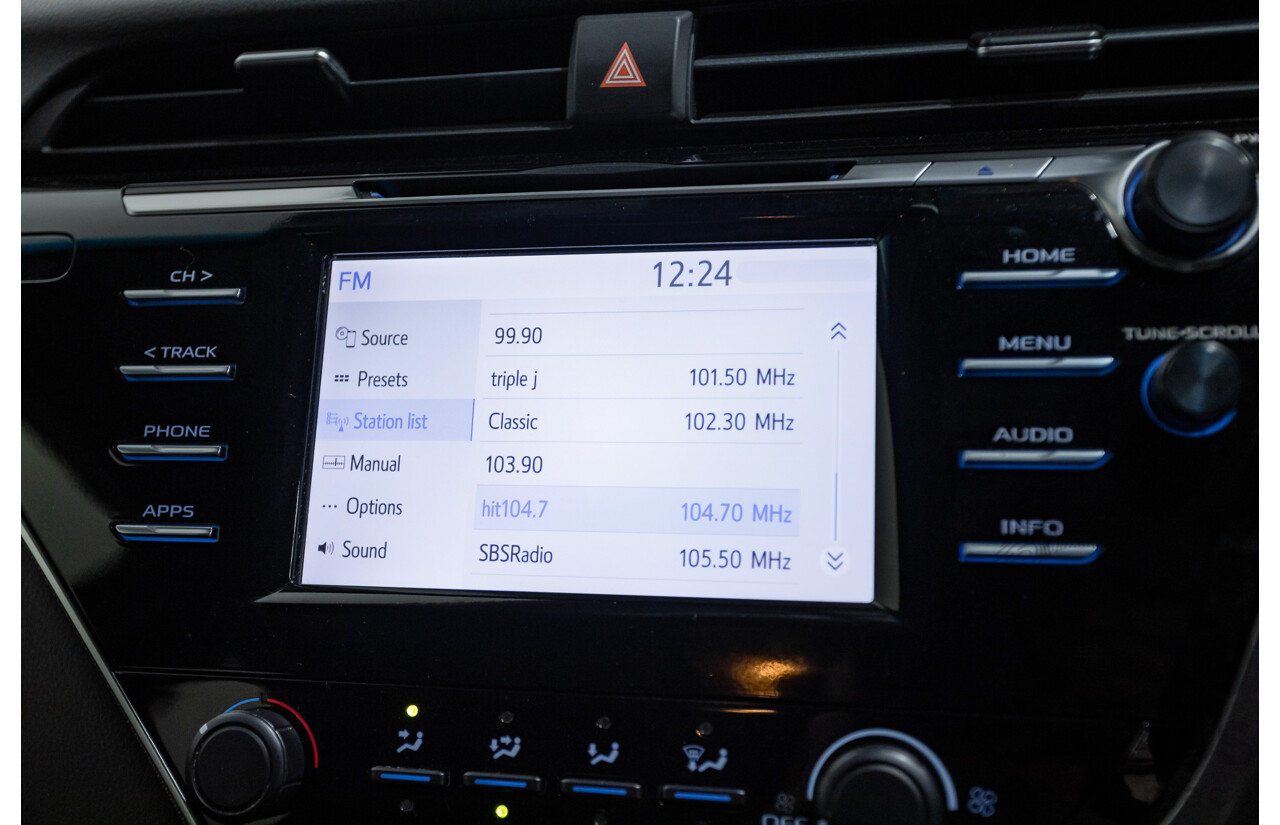 08/2018 Toyota Camry Ascent ASV70R 4D Sedan Blue Crush Metallic 2.5L