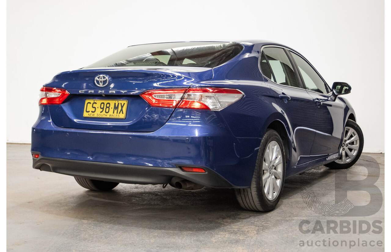 08/2018 Toyota Camry Ascent ASV70R 4D Sedan Blue Crush Metallic 2.5L