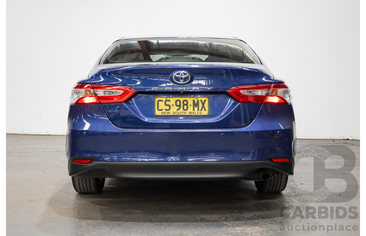 08/2018 Toyota Camry Ascent ASV70R 4D Sedan Blue Crush Metallic 2.5L
