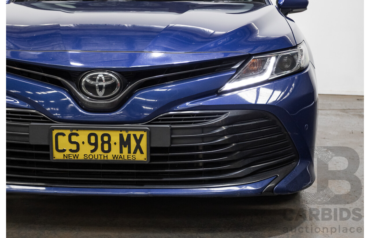 08/2018 Toyota Camry Ascent ASV70R 4D Sedan Blue Crush Metallic 2.5L