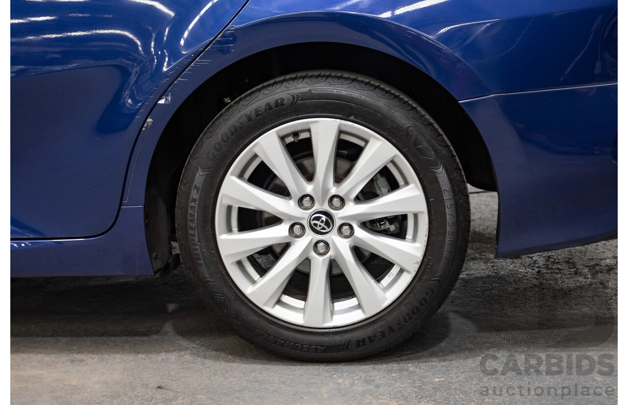 08/2018 Toyota Camry Ascent ASV70R 4D Sedan Blue Crush Metallic 2.5L