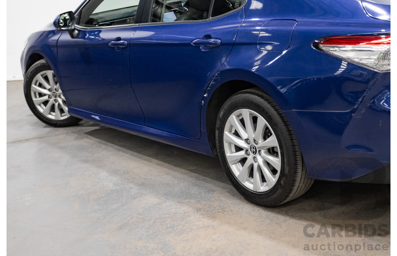 08/2018 Toyota Camry Ascent ASV70R 4D Sedan Blue Crush Metallic 2.5L