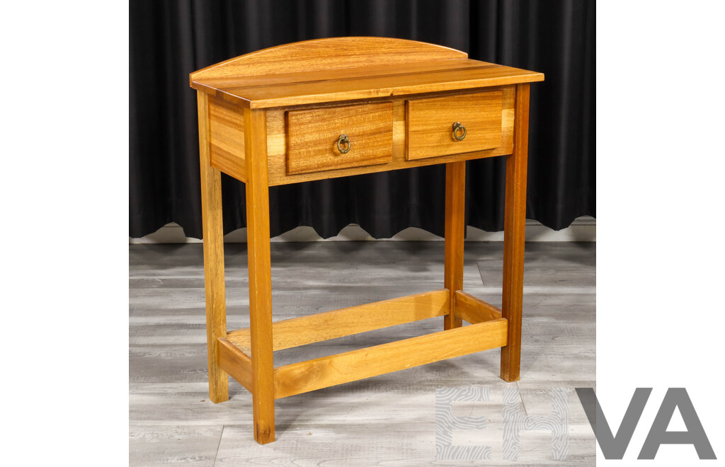 Modern Timber Two Drawer Hall Table - Lot 1628082 | EHVA