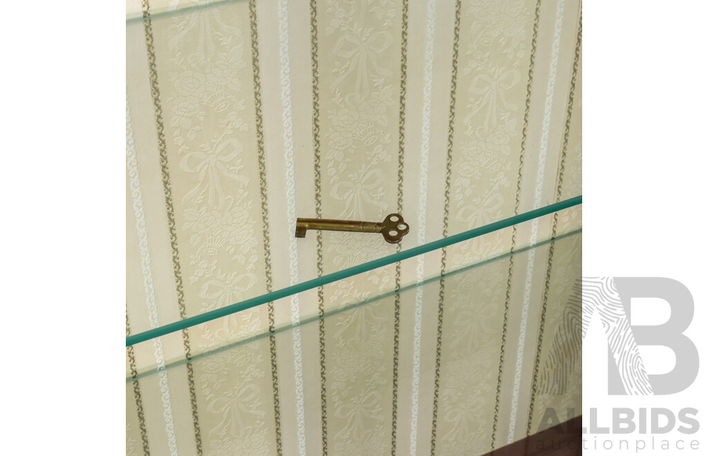 Queen Anne Style Two Door Display Case