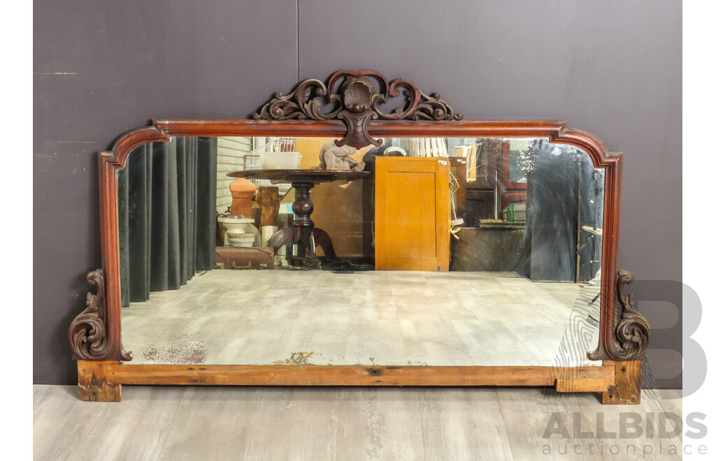 Victorian Mahogany Mirrored Back Sideboard