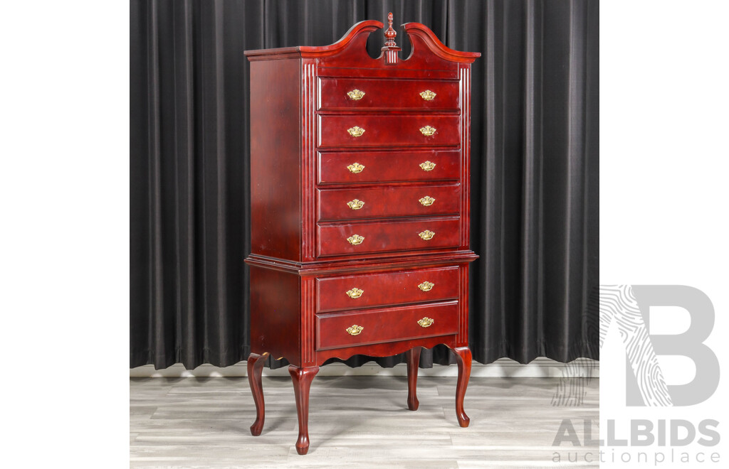 Queen Anne Style Chest on Chest