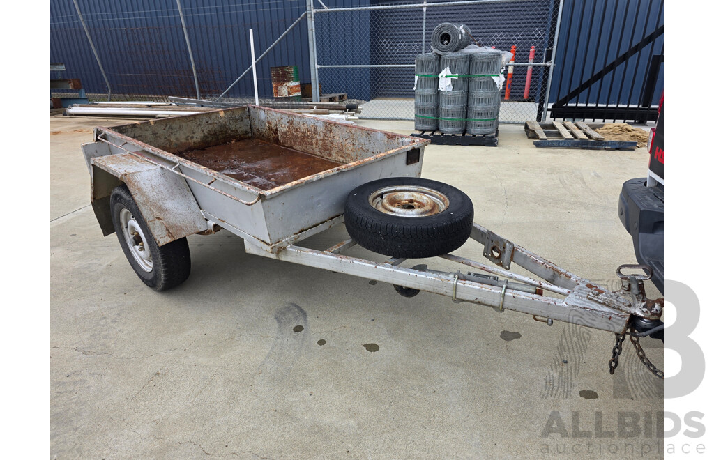 1985 6x4 Home-Built Goods Trailer