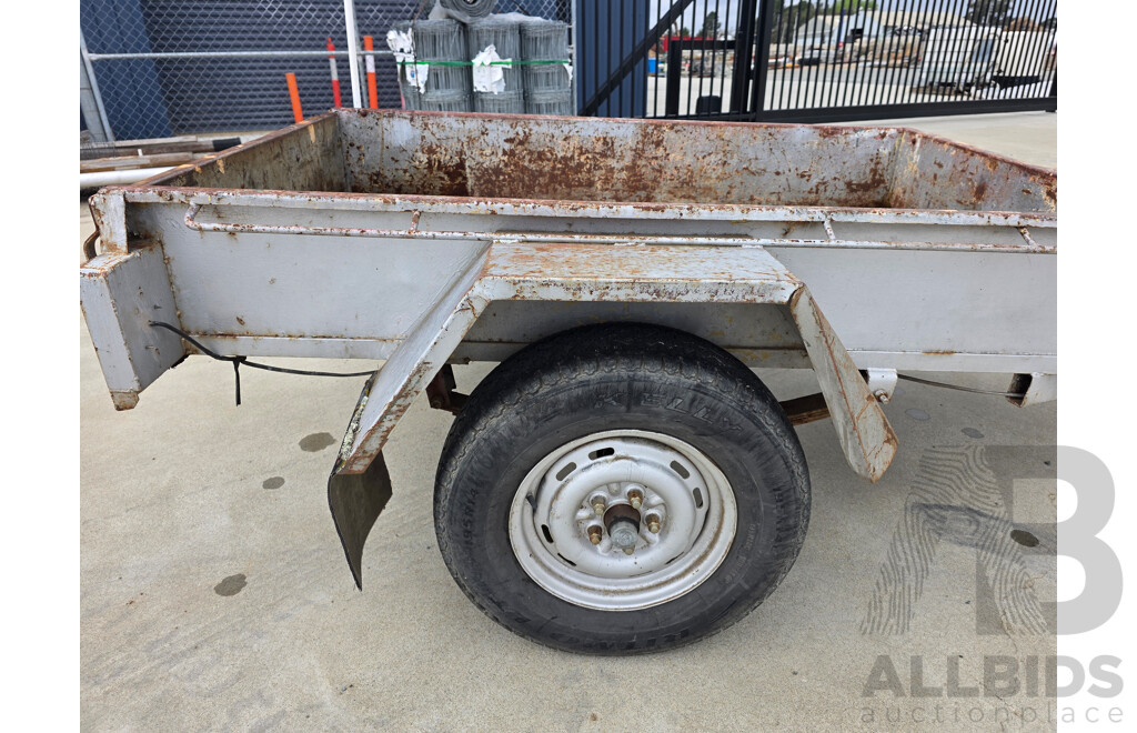 1985 6x4 Home-Built Goods Trailer