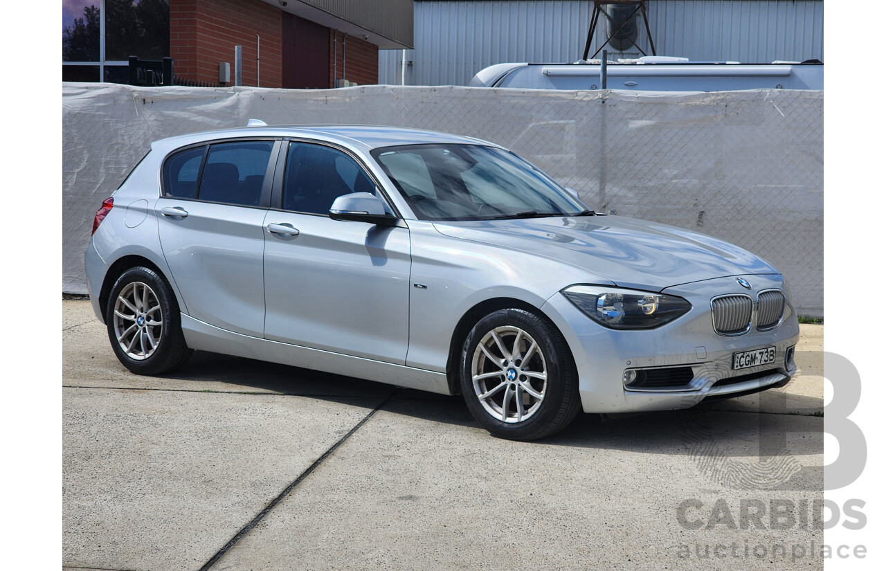 3/2012 Bmw 1 18i Urban F20 5d Hatchback Silver 1.6L