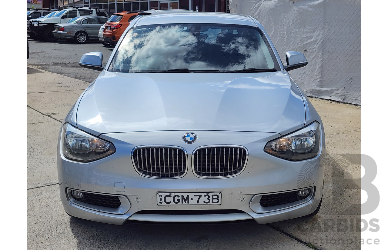 3/2012 Bmw 1 18i Urban F20 5d Hatchback Silver 1.6L