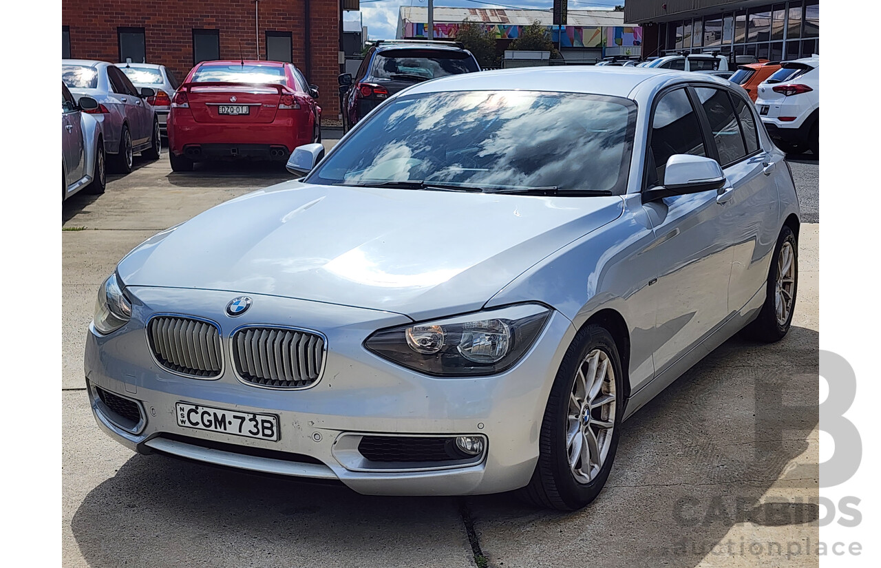 3/2012 Bmw 1 18i Urban F20 5d Hatchback Silver 1.6L