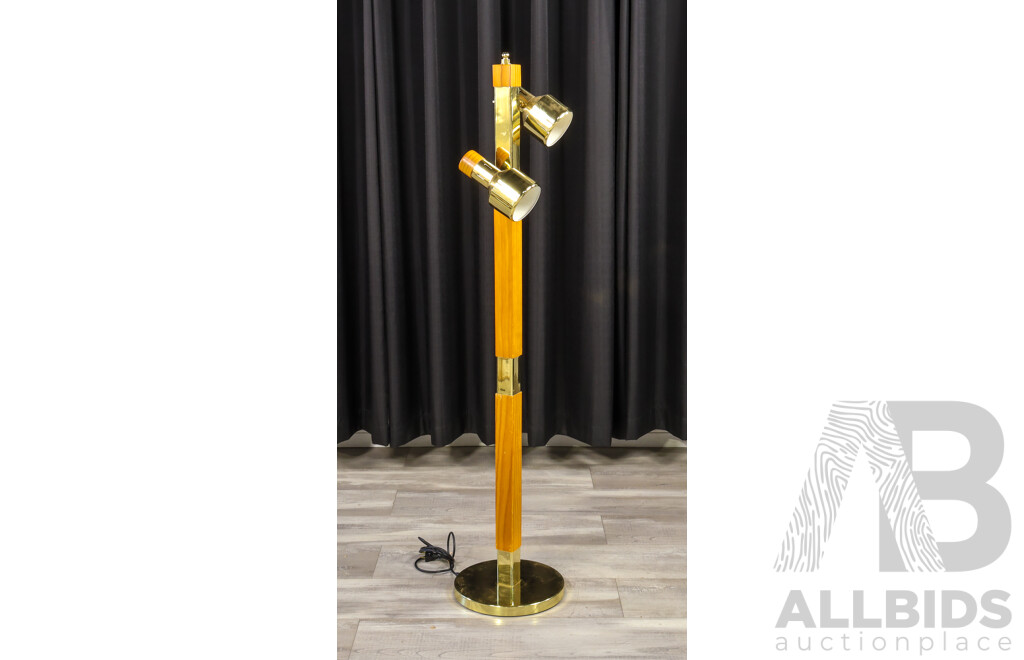 Retro Twin Shade Floor Lamp