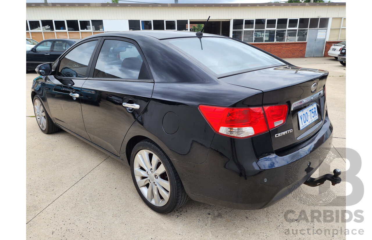 11/2009 Kia Cerato SLi TD 4d Sedan Black 2.0L