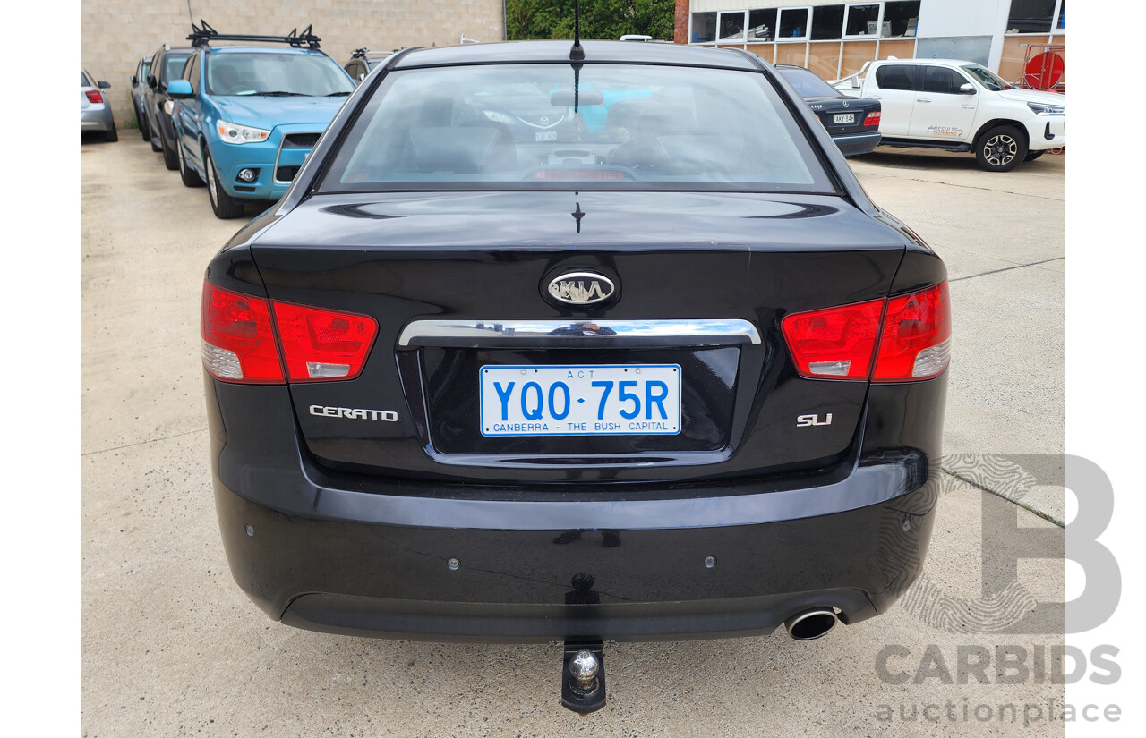 11/2009 Kia Cerato SLi TD 4d Sedan Black 2.0L