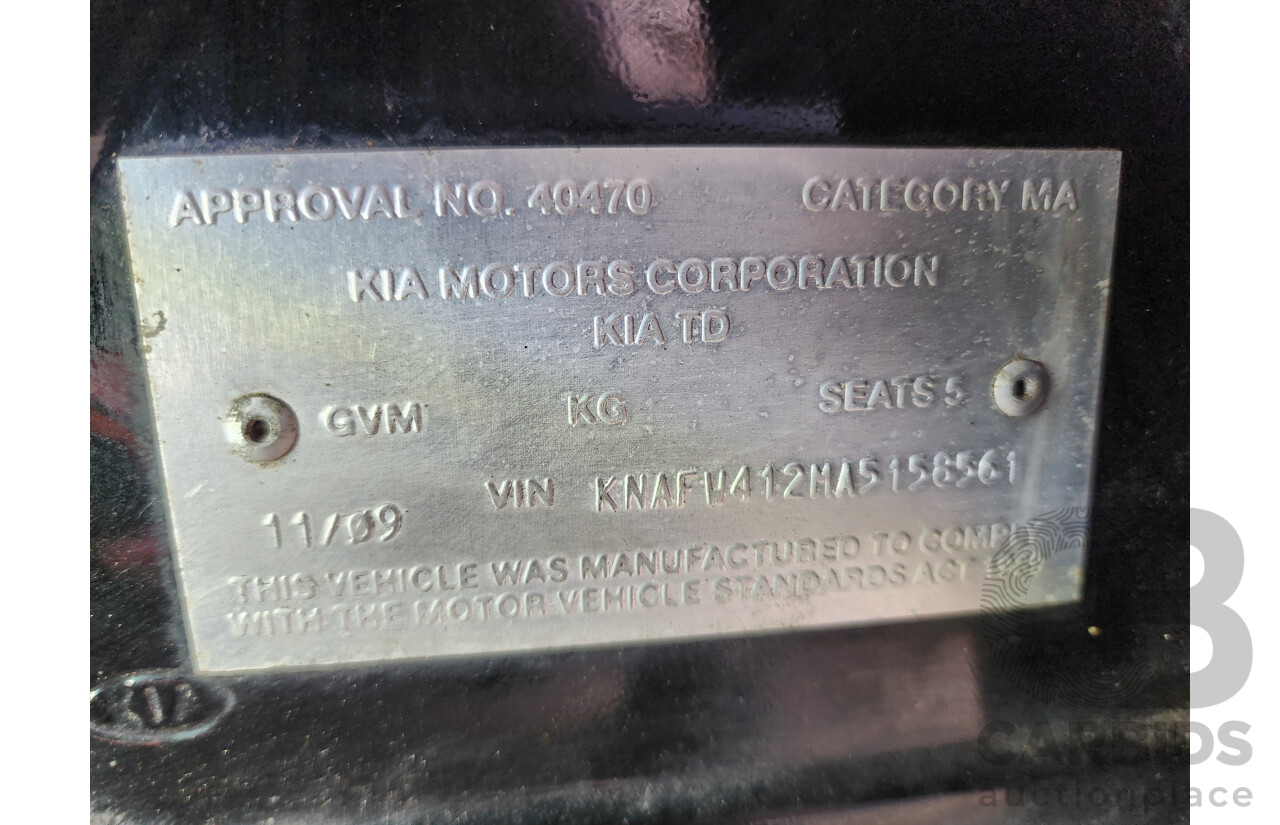 11/2009 Kia Cerato SLi TD 4d Sedan Black 2.0L