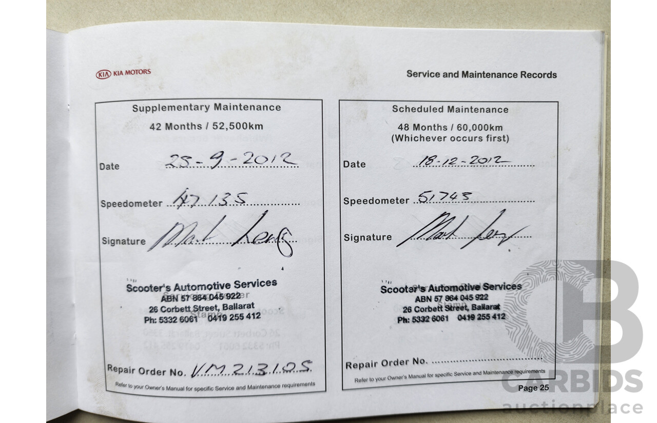 11/2009 Kia Cerato SLi TD 4d Sedan Black 2.0L