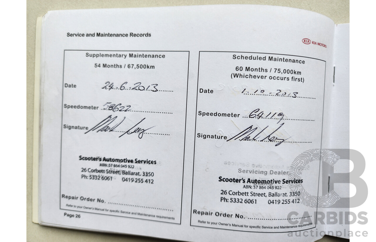 11/2009 Kia Cerato SLi TD 4d Sedan Black 2.0L