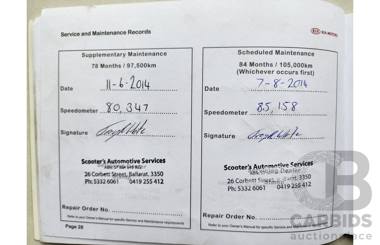 11/2009 Kia Cerato SLi TD 4d Sedan Black 2.0L