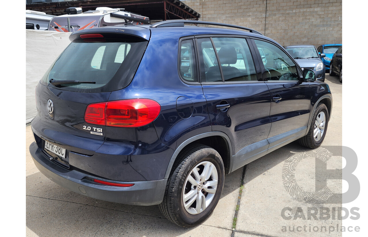 12/2011 Volkswagen Tiguan 132 TSI (4x4) 5NC MY12 4d Wagon Blue 2.0L