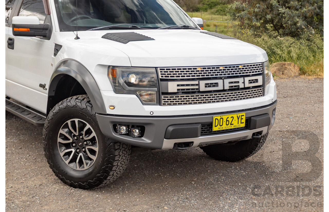 White Svt Raptor 05/2015 Ford F-150 SVT Raptor LWB - Lot 1627708 | CARBIDS