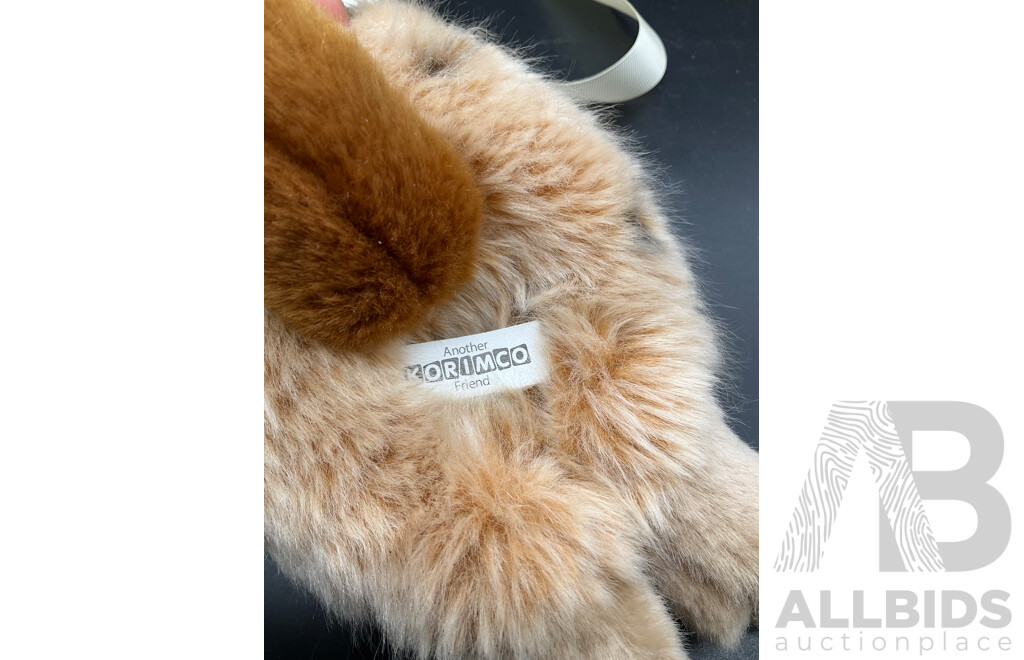 ASHTON DRAKE Porcelain Baby Doll ''Little Bit of Sunshine'', Tambo Teddies Bear and CocaCola Plush Polar Bear and Meerkat Plush Toy - Lot of 4