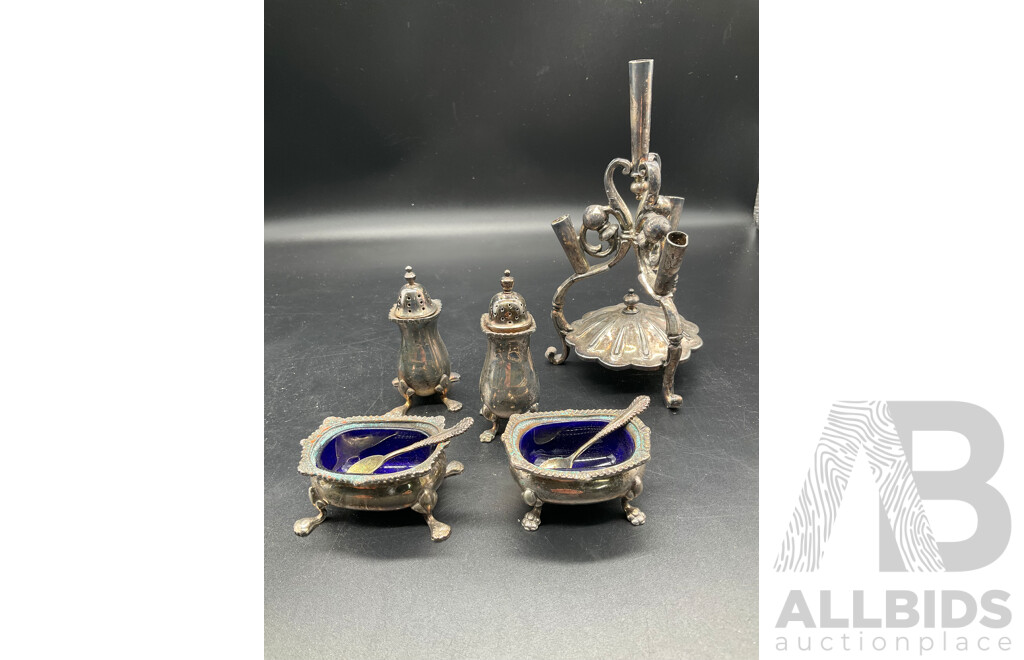 Collection of Plated Silver Tableware and Others