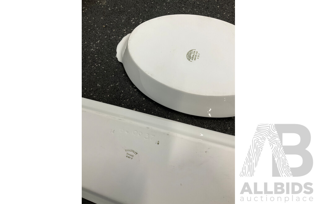 Collection of Vintage Ceramics, Including Plates, Cups, Saucers and Serving Dishes