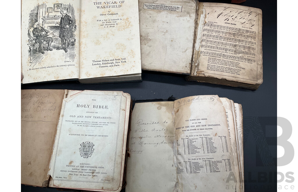 Collection of Australian and International Mint and Cancelled  Decimal Stamps and Vintage Books