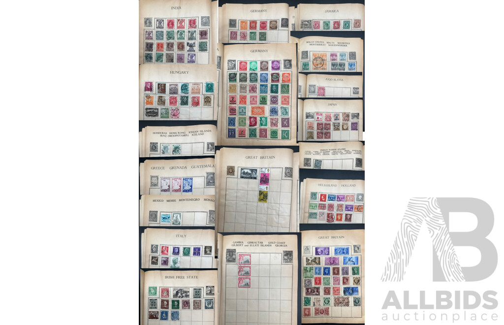 Collection of Australian and International Mint and Cancelled  Decimal Stamps and Vintage Books