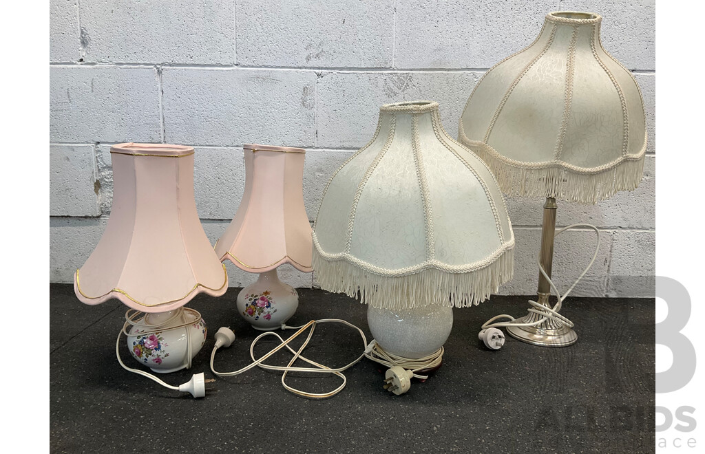 Assorted Table Lamps - Lot of 4