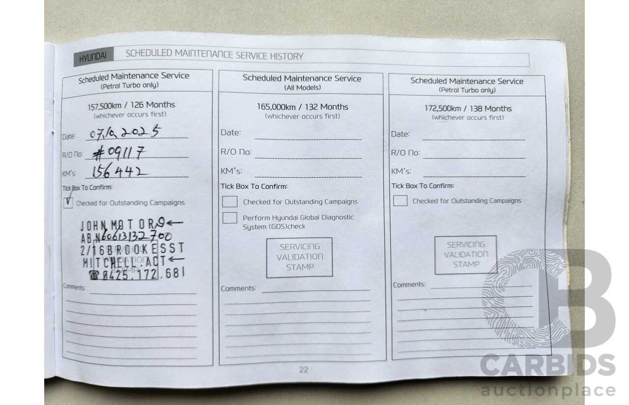 3/2017 Hyundai Accent Active RB4 MY17 5d Hatchback Blue 1.4L