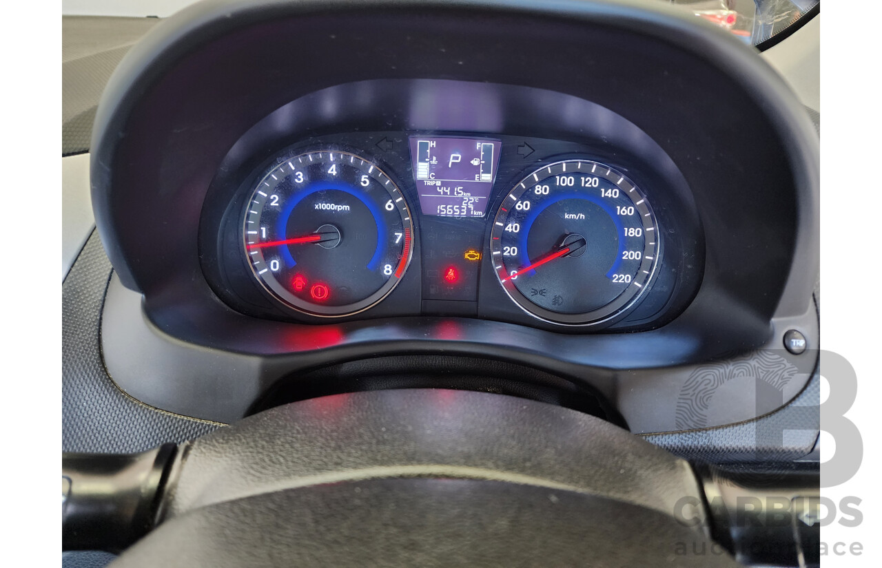 3/2017 Hyundai Accent Active RB4 MY17 5d Hatchback Blue 1.4L