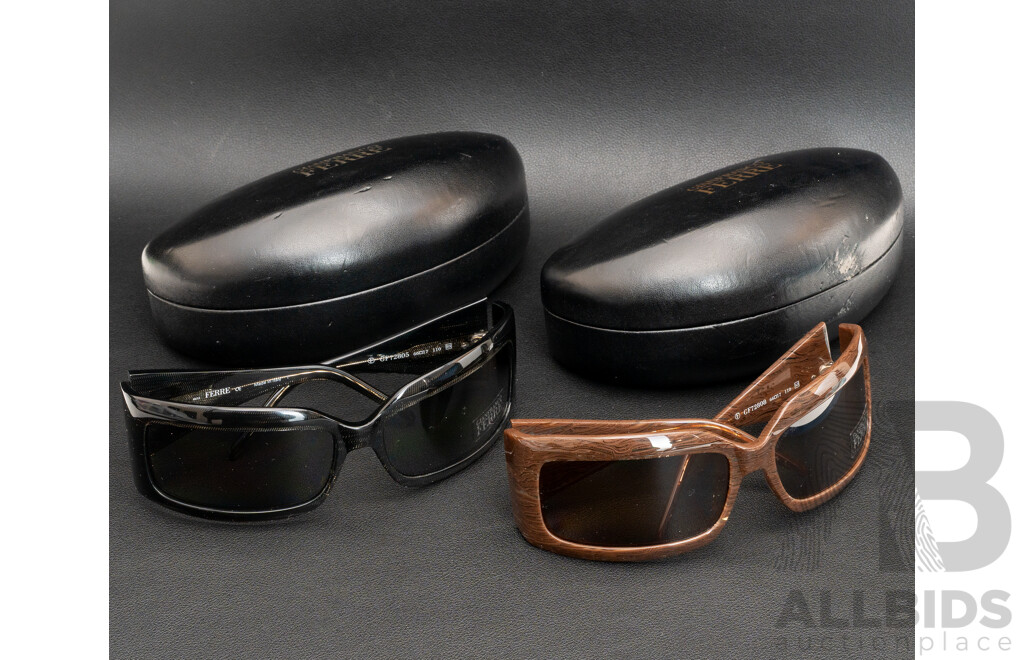 Gianfranco Ferre Sunglasses as New with Cases - GF72808 & GF72805
