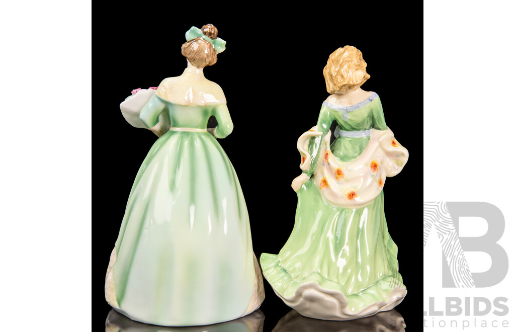 Royal Doulton Pretty Ladies Happy Birthday and Sprig Serenade